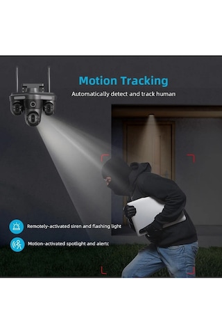 Avenir Av-s316 4 Kameralı 16mp 3 Ptz Dönebilen Wifi Sesli Kamera