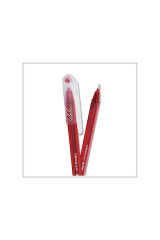 Pensan Büro 1.0 MM Kırmızı Tükenmez Kalem 12 Adet