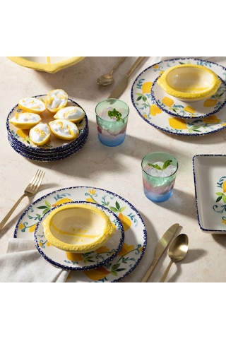 Mudo Home Limon Sunum Tabağı 27x17cm Çok Renkli