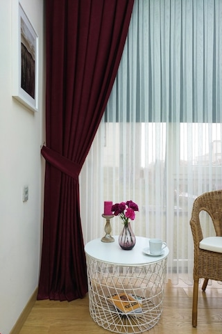 Evdepo Home Deniz Soft Pileli Fon Perde Bordo (446544119) Bordo
