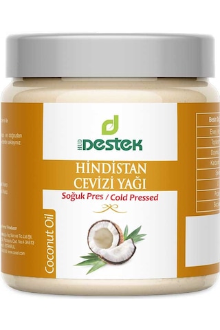 DESTEK HİNDİSTAN CEVİZİ YAĞI 300 GR (SOĞUK PRES) DESTEK HİNDİSTAN CEVİZİ YAĞI 300 GR (SOĞUK PRES)