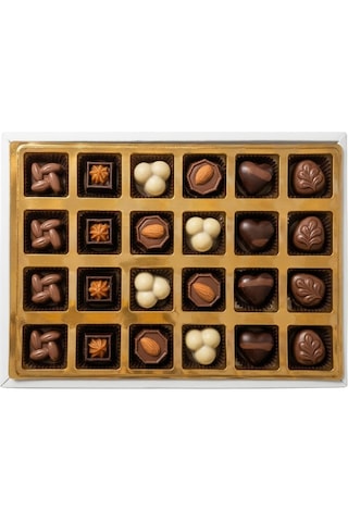 Nutat 300g Spesiyal Hediye Çikolatası - Dubai Çikolatalı & Karışık Dolgulu Gurme Seçki/yeşil Pastel
