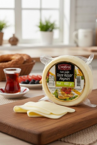 Tam Yağlı Kaşar Peyniri - 400 Gr