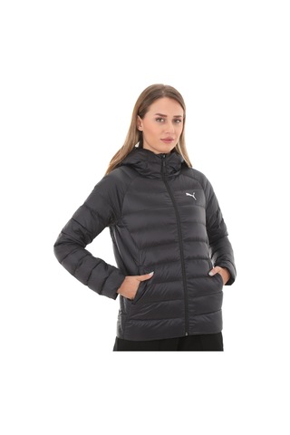 Puma 84940701 Packlite Hooded Down Jacket Kadın Siyah Mont Siyah