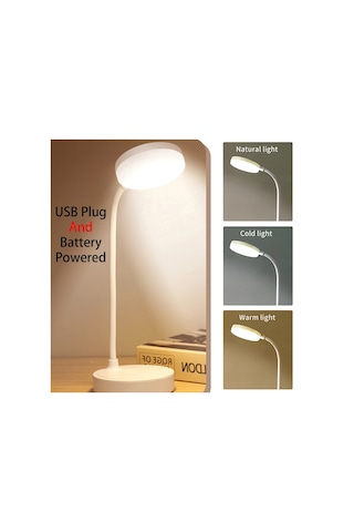 Led Masa Lambası 3 Seviyeleri Kısılabilir Usb Şarj Edilebilir Karışık
