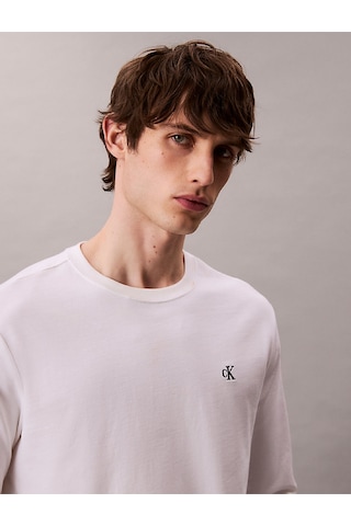 Erkek Beyaz T-shirt Beyaz