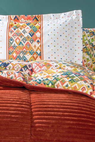 Yataş Bedding Diamond Tek Kişilik Triola Set - Turuncu