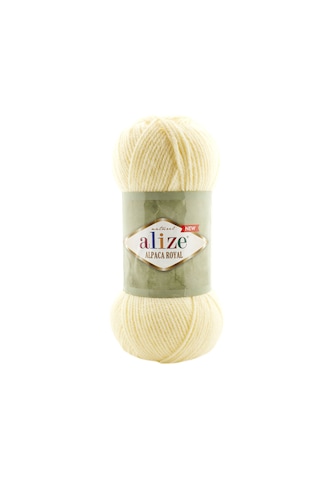 Alize Alpaca Royal New 01 Krem El Örgü İpi