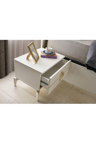 Bükreş Komodin-mdf-aytaşı-Beyaz