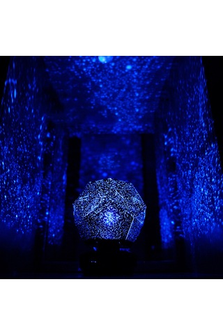 Yifomall 7 Renkli Yıldız Projektörü İle Bluetooth Hoparlör, Uzaktan Kumandalı Şarjlı Gölgeleme Lambası, Romantik Atmosfer Oluşturucu