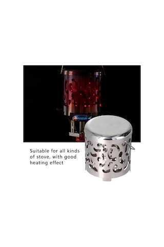 Mini Çadır Isıtıcı, Çadır Isıtma Kapağı Kamp Isıtıcı Soba Paslanmaz Çelik, Yatak İçin Açık Havada Saplı, Yürüyüş İçin Piknik İçin Altın