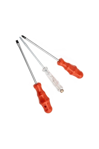 Tek-iş Tornavida Seti 3lü 3 Lü No:5 Yıldız Tornavida Düz Tornavida Kontrol Kalemi