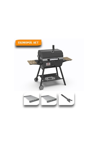 Ateşten Midi Barbekü Mangal Ekonomik Set