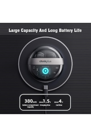 Lenovo Thinkplus T40 Bluetooth 5.2 Kulak İçi Kulaklık