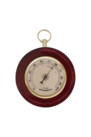 Goldsea Marine Tekne Higrometre Ahşap Taban Ø13 cm