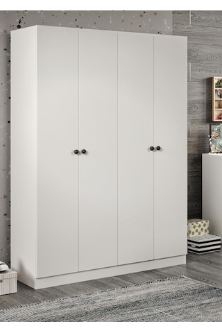 Akasya 4 Kapılı 9 Bölmeli Dolap