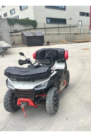 Segway 570 Atv Çantası 180 Litre Arka+80 Litre Ön+2 Adet Benzin Bidonu Kırmızı Siyah