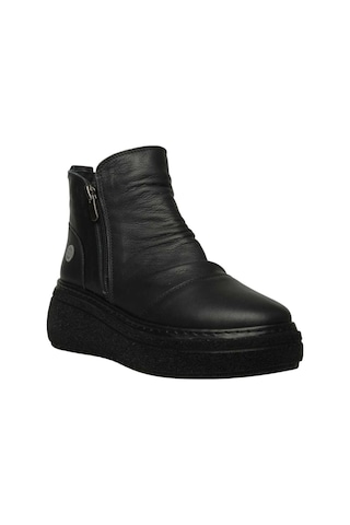 Mamma Mia Mammamia D26kb-8470-b Siyah Kadın Comfort Deri Bot 7582
