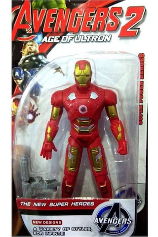 Avengers 2 İron Man Demir Adam Işıklı Oyuncak Figür 20 Cm Işıklı
