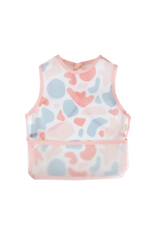 Babyjem Leke Tutmaz Giymeli Mama Önlüğü Pembe Puzzle