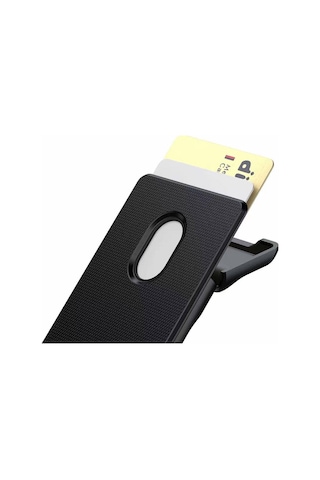 Sade Tasarımlı 2 Hazneli Pu Magnetik Standlı Kartlık Crd-05