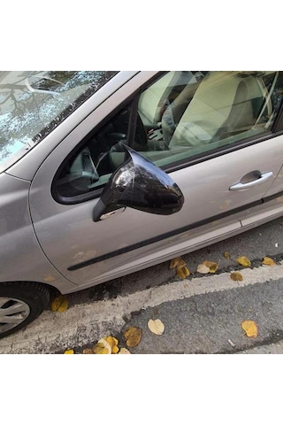 Ebal Otomotiv Peugeot 207 Batman Yarasa Ayna Kapağı Piano Black 2006-2012
