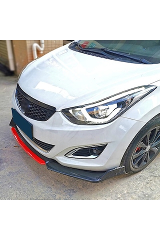 Hyundai Elantra Gri Renkli Ön Lip 4 Prç P.siyah Abs