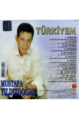 Mustafa Yıldızdoğan - Türkiyem (Cd)