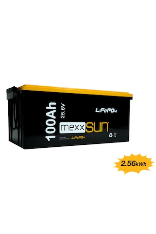 Mexxsun 25.6 Volt-100ah Lifepo4 Lityum Akü