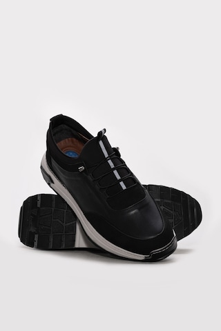 Fast Step Hakiki Deri Erkek Casual Ayakkabı 300mba133 Siyah