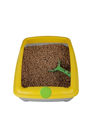 %100 Doğal Çam Peleti Kedi Kumu 15 Kg - Yüksek Emiş Gücü & Antialerjik