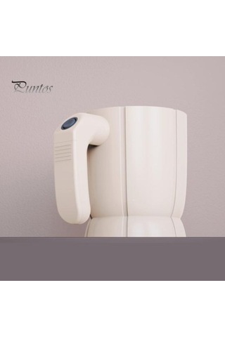 Novahub Çok Fonksiyonlu Büyük Kapasiteli Akülü Un Elek Pişirme Aracı, El Fırın İçin Beyaz Beyaz