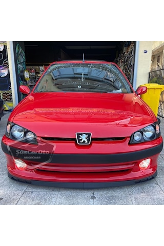 Peugeot 106 1991-2004 Uyumlu Üniversal Laguna Lip Esnek Ön Lip 2 Parça Tampon Altı Dil Karlık Ön Ek 00 Şüscaroto Aksesuar
