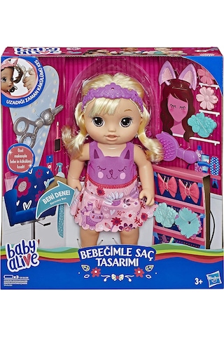 Baby Alive Bebeğimle Saç Tasarımı    Sarışın