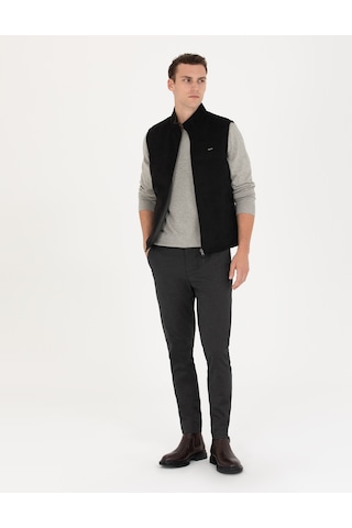 Pierre Cardin Erkek Siyah Deri Mont-kaban 50280298-001 Siyah