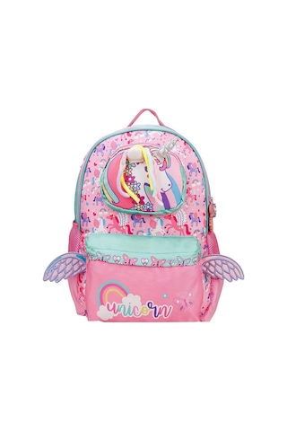 Dream Vest Unicorn Pembe Turkuaz Okul Çantası Çok Renkli
