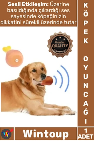 Oyuncak Dayanıklı Vinil İnteraktif Eğlenceli Isırma Diş Kaşıma Pet Köpek Sesli Oyuncak Tavuk Butu