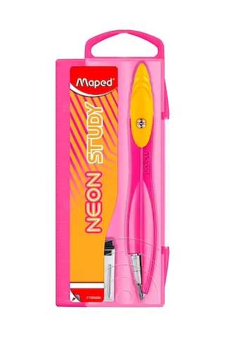 Maped Study Uçlu Pergel-uç Kutusu Neon Pembe 199500
