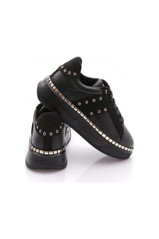 Dgn B07 Kadin Sneaker Ayakkabi Siyah