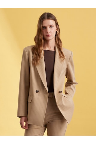 Dilvin 60786 Blazer Ceket-camel Camel