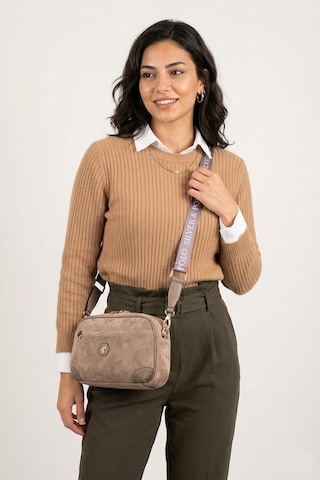 Silver Polo Sp1094-m12 Kadın Çapraz Çanta Vizon Vizon
