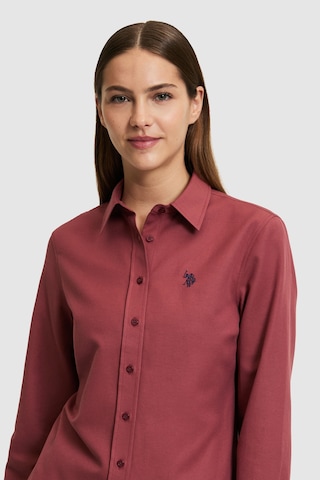 U.s. Polo Assn. Kadın Vişne Gömlek Basic 50324791-vr223