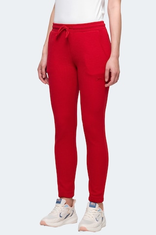 Slazenger Poll 2 Li Set Kadın Eşofman Altı Bej - Kırmızı