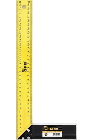 Gfb 5541 Sarı Marangoz 30 Cm Gönye Gfb 5541 Sarı Marangoz 30 Cm Gönye