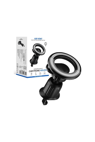 Magsafe Uyumlu Araç İçi Havalandırma Telefon Tutucu Kancalı Güçlü