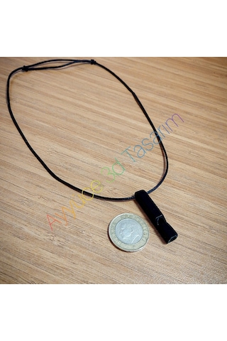 Mini Askılıklı Düdük, Boyna Asılabilir Acil Durum Düdüğü Çok Renkli