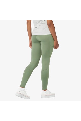Salomon Cross Run 28 Kadın Yeşil Koşu Taytı Lc2203500