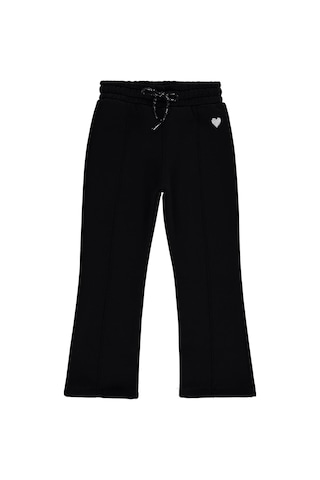 Civil Girls Kalp Nakışlı 10-13 Yaş Eşofman Altı - Siyah Siyah-siyah