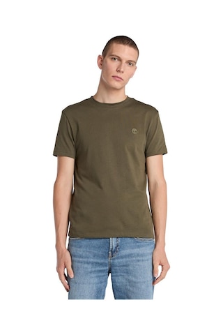 Timberland Dunstan River Crew Erkek Haki Yuvarlak Yaka Tişört Haki