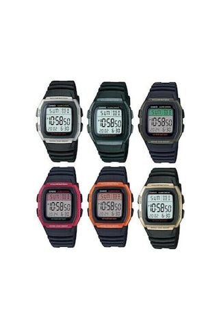 Casio W96 H Siyah Silikon Saat Kordonu Diğer